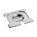 Deksel Gastronorm - 1/6 GN - 17.6 x 16.2 CM - RVS - Met Lepel En Greep Uitsparing - Caterchef - 953475 E953475 €6.95 GN deksels lepeluitsparing