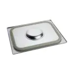 Deksel Gastronorm - 1/2 GN - 32.5 x 26.5 CM - RVS - Met Siliconen Afdichtrand - Caterchef - 953545 E953545 €38.75 GN deksels siliconenrand