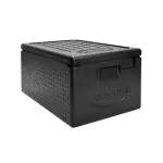 Voedsel Transport Box - 1/1 GN - 46 L - Zwart - Polypropyleen - Vogue DX990 €47.39 Thermobox