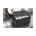 Voedsel Transport Box - 1/1 GN - 46 L - Zwart - Polypropyleen - Vogue DX990 €47.39 Thermobox