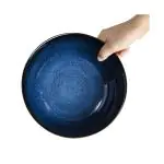 Footed Bowl - 4 stuks - 158 CL - Blauw - Steengoed - Olympia DZ776 €69.99 Schalen