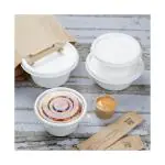 Kom Basis - 50 stuks - 750 ML - Bagesse - Fiesta Recyclable HW023 €9.19 Wegwerp verpakkingen
