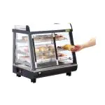 Verwarmde Vitrine - Grijs - 220-240V - Buffalo HW927 €616.85 Warmhoudvitrine