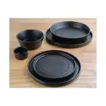 Dip Schaaltje - 12 stuks - 7.4 CL - Zwart - Porselein - Olympia FD911 €36.50 Schaaltjes en potjes