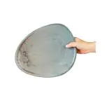 Bord - 4 stuks - Blauw - Porselein - Ø 30.8 x H 3 CM - Olympia FU176 €108.99 Borden