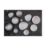 Bord - 4 stuks - Blauw - Porselein - Ø 30.8 x H 3 CM - Olympia FU176 €108.99 Borden