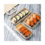 Deksel Voor Sushi Schaal Nr.2 - 300 Stuks - PET - Fiesta Recyclable HX292 €25.00 Schalen