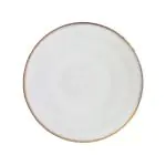 Bord - 6 stuks - Grijs - Porselein - Ø 23 x H 2.7 CM - Olympia FU188 €91.98 Borden