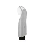 Slagerschort Gestreept - Unisex - Grijs - Polykatoen - Whites Chefs Clothing BA111 €8.79 Schorten en sloven