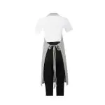 Slagerschort Gestreept - Unisex - Grijs - Polykatoen - Whites Chefs Clothing BA111 €8.79 Schorten en sloven