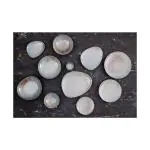 Bord - 6 stuks - Blauw - Porselein - Ø 18 x H 2 CM - Olympia FU172 €71.99 Borden
