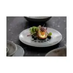 Bord - 4 stuks - Blauw - Porselein - Ø 27.5 x H 3 CM - Olympia FU170 €92.59 Borden
