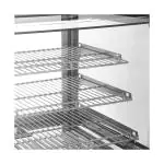 Verwarmde Display - Zwart - RVS - 220-240V - Buffalo HW924 €966.96 Warmhoudvitrine