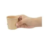 Portiepotjes - 1000 stuks - 80 ML - Bruin - Papier - Fiesta Recyclable HC266 €31.38 Wegwerp verpakkingen