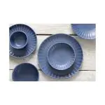 Schaal - 6 stuks - Blauw - Porselein - Ø 15 x H 6.5 CM - Olympia FU202 €47.99 Schalen