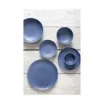 Schaal - 6 stuks - Blauw - Porselein - Ø 15 x H 6.5 CM - Olympia FU202 €47.99 Schalen