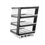Voedselverwarmer - Zwart - 220-240V - Buffalo HW926 €1,125.00 Warmhoudvitrine