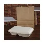 Voedseldoos - 200 stuks - Wegwerp - Fiesta Green - 200 stuks - Bagesse - Fiesta Compostable FC541 €54.15 Wegwerp verpakkingen