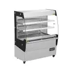 Verwarmde Vitrinekast - Zwart - RVS - 220-240V - Buffalo HW922 €1,784.00 Warmhoudvitrine