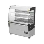 Verwarmde Vitrinekast - Zwart - RVS - 220-240V - Buffalo HW922 €1,784.00 Warmhoudvitrine