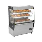 Verwarmde Vitrinekast - Zwart - RVS - 220-240V - Buffalo HW922 €1,784.00 Warmhoudvitrine