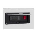 Verwarmde Vitrinekast - Zwart - RVS - 220-240V - Buffalo HW922 €1,784.00 Warmhoudvitrine