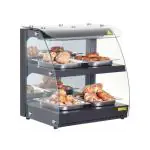 Verwarmde Display - Zwart - 220-240V - Buffalo HW920 €589.03 Warmhoudvitrine