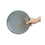 Bord - 6 stuks - Blauw - Porselein - Ø 23 x H 2.5 CM - Olympia FU171 €108.99 Borden