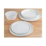 Dipschaal - 12 stuks - 7.4 CL - Wit - Porselein - Olympia FD905 €36.50 Schaaltjes en potjes