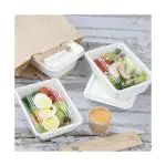 Voedselcontainer - 100 stuks - 650 ML - Bagesse - Fiesta Recyclable HW034 €14.59 Voedselbakken