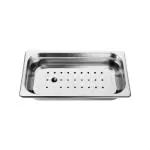 Gastronorm Afvoerplaat - 1/3 GN - RVS - Vogue FU268 €9.99 GN Bakken & Deksels