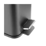 Prullenbak - Zwart - Gepoedercoat staal - Jantex HT476 €15.59 Afvalbakken