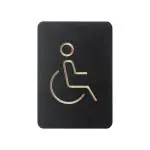 Pictogram Bord Rolstoel - Zwart - DTM Primera HU474 €14.99 Tekstplaatjes