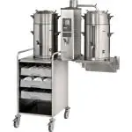 Koffiemachine B20 W L/R - Gemalen Koffie - Digitaal - Aftapkraan - 20 L - 400V - Bravilor 4.321.901.110 €3,312.00 Rondfilter apparatuur