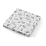 Vetbestending Papier - 500 Stuks - Illustratie Fast-Food - L 30 x B 30 CM - Hendi H678282 €24.11 Presentatie
