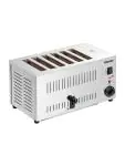 Broodrooster - 6 Sleuven - RVS - Bartscher - 100197 100197 €194.25 Tosti / broodrooster apparatuur