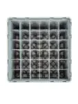 Vaatwaskorf - 36 compartimenten - Beige - H 30.8 x 50 x 50 CM - Polypropyleen - Cambro - DW559 DW559 €107.77 Afwaskorven voor bekerglazen