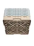 Vaatwaskorf - 36 compartimenten - Beige - H 30.8 x 50 x 50 CM - Polypropyleen - Cambro - DW559 DW559 €107.77 Afwaskorven voor bekerglazen