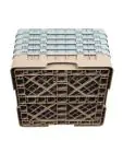 Vaatwaskorf - 49 compartimenten - Beige - H 30.8 x 50 x 50 CM - Polypropyleen - Cambro - DW562 DW562 €64.12 Afwaskorven voor bekerglazen