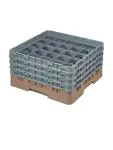 Vaatwaskorf - 25 comparitmenten - Beige - H 26.7 x 50 x 50 CM - Polypropyleen - Cambro - DE790 DE790 €91.21 Afwaskorven voor bekerglazen