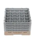 Vaatwaskorf - 25 compartimenten - Beige - H 30.8 x 50 x 50 CM - Polypropyleen - Cambro - DW556 DW556 €104.45 Afwaskorven voor bekerglazen