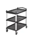 Serveerwagen - Zwart - H 95 x 101.5 x 54 CM - Polypropleen - Cambro - CT400 CT400 €354.00 Serveerwagens