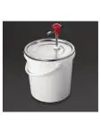 Sausdispenser - 10 Liter - Ø 27.5 x H 40 CM - RVS/Polypropyleen - Schneider - DA363 DA363 €130.98 Knijpflacons