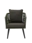 Loungeset Lille - 4-Delig - Olijfgroen - Rattan - G-Line HW-140803 €499.00 Terrastafel