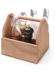 Bestek caddy - Hout - 190x160x200 mm - Hendi - 664315 664315 €14.95 Bestek