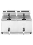 Friteuse Mastercook met aftapkraan digitaal - 2 x 8 l - RVS 180 - H 34.5 X 51.5 X 60.5 CM - Hendi - 207376 207376 €452.15 Friteuses 230 volt