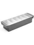 Ingrediëntenhouder - 6 containers - H 10 x 15 x 48 CM - Bar Up - 552032 H552032 €21.50 Ingredientenbak - kunststof