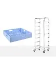Afwaskorven Trolley - H 168.8 x 74.9 x 74.9 CM - Hendi - 810583 H810583 €185.00 Algemene afwaskorven