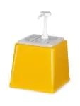 Sausdispenser - Met Pomp - 2.5 Liter - Geel - H 32.7 x 21 x 22.4 CM - Hendi - 203538 H203538 €17.22 Knijpflacons