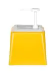 Sausdispenser - Met Pomp - 2.5 Liter - Geel - H 32.7 x 21 x 22.4 CM - Hendi - 203538 H203538 €17.22 Knijpflacons
